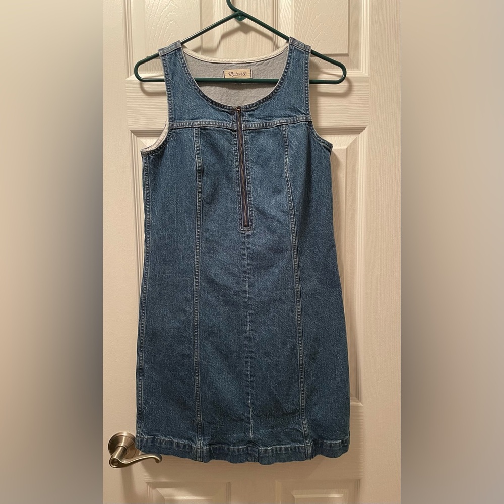 Madewell Sleeveless Denim Dress
